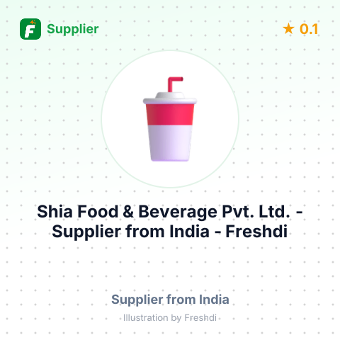 Shia Food & Beverage Pvt. Ltd.  – summary card, no photo uploaded yet