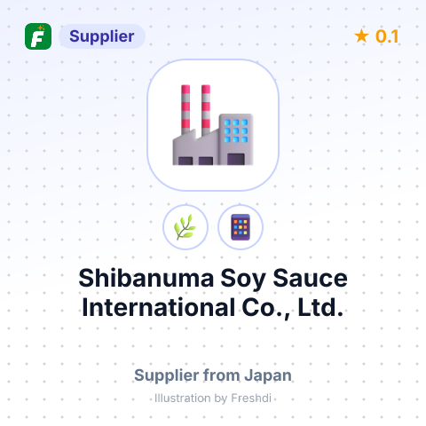 Shibanuma Soy Sauce International Co., Ltd. – summary card, no photo uploaded yet