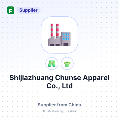 Shijiazhuang Chunse Apparel Co., Ltd – summary card, no photo uploaded yet