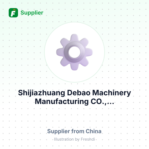 Shijiazhuang Debao Machinery Manufacturing CO.,... – summary card, no photo uploaded yet