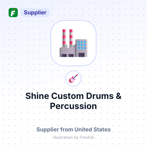 Shine Custom Drums & Percussion – summary card, no photo uploaded yet