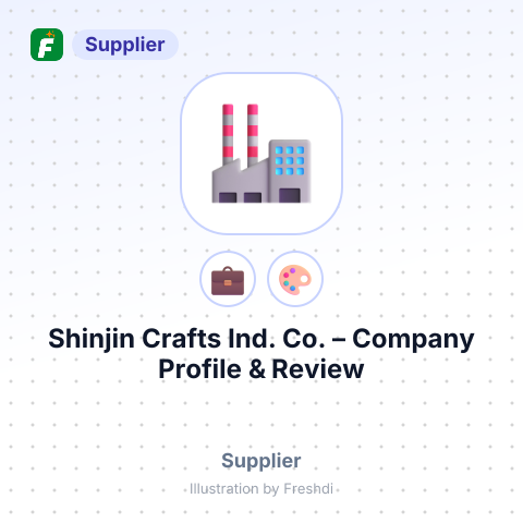 Shinjin Crafts Ind. Co. – summary card, no photo uploaded yet