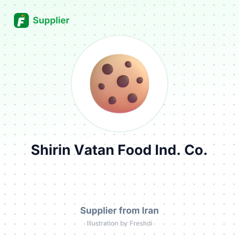 Shirin Vatan Food Ind. Co. – summary card, no photo uploaded yet