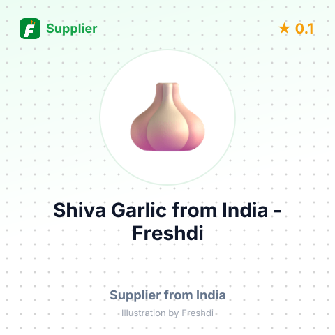 Shiva Garlic  – summary card, no photo uploaded yet