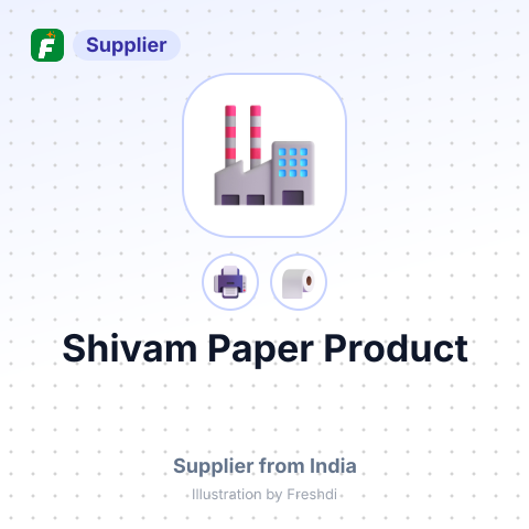 Shivam Paper Product – summary card, no photo uploaded yet