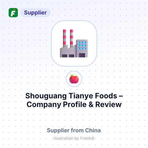 Shouguang Tianye Foods – summary card, no photo uploaded yet