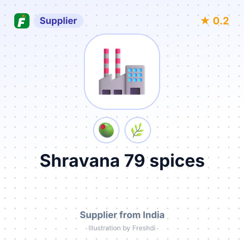 Shravana 79 spices  – summary card, no photo uploaded yet