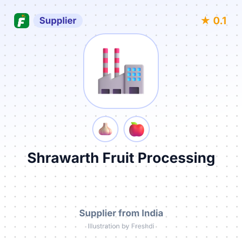 Shrawarth Fruit Processing – summary card, no photo uploaded yet