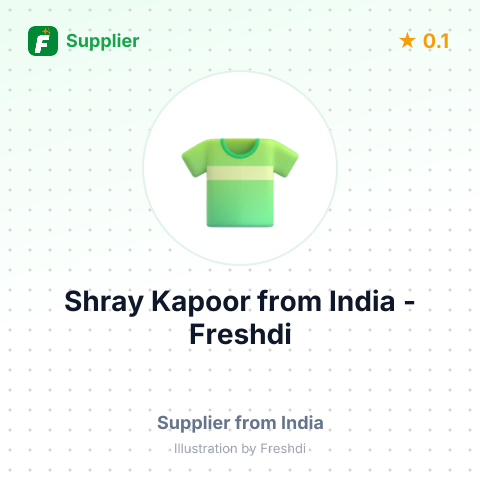 Shray Kapoor  – summary card, no photo uploaded yet