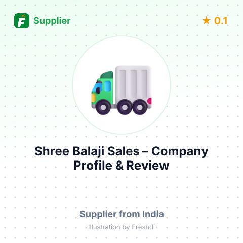 Shree Balaji Sales – summary card, no photo uploaded yet