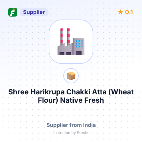 Shree Harikrupa Chakki Atta (Wheat Flour) Native Fresh – summary card, no photo uploaded yet