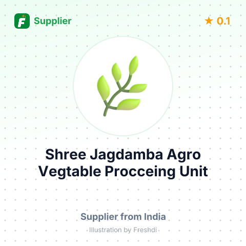 Shree Jagdamba Agro Vegtable Procceing Unit – summary card, no photo uploaded yet