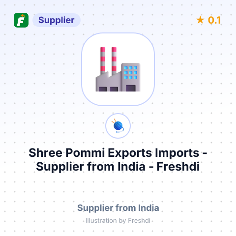 Shree Pommi Exports Imports  – summary card, no photo uploaded yet