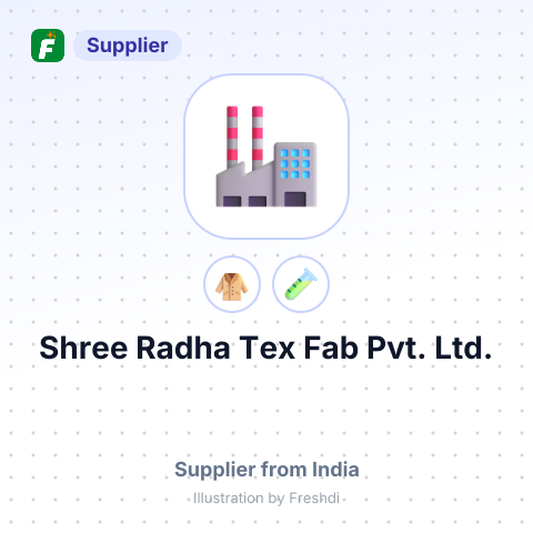 Shree Radha Tex Fab Pvt. Ltd. – summary card, no photo uploaded yet
