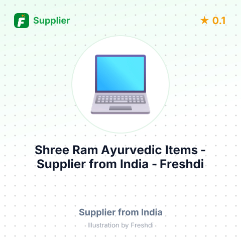 Shree Ram Ayurvedic Items  – summary card, no photo uploaded yet