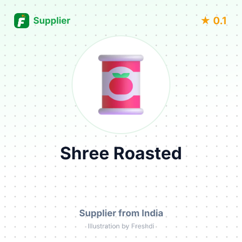 Shree Roasted  – summary card, no photo uploaded yet