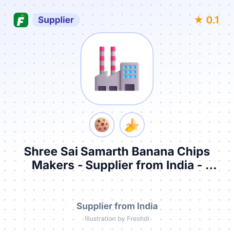 Shree Sai Samarth Banana Chips Makers  – summary card, no photo uploaded yet