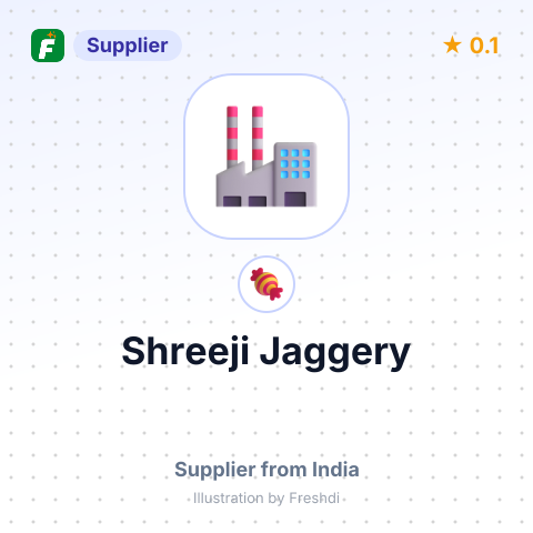 Shreeji Jaggery  – summary card, no photo uploaded yet