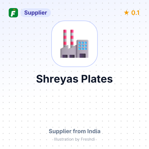 Shreyas Plates  – summary card, no photo uploaded yet