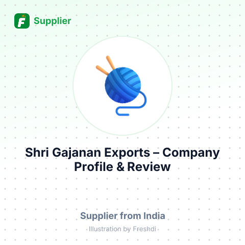 Shri Gajanan Exports – summary card, no photo uploaded yet