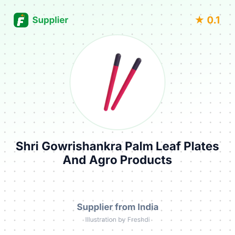 Shri Gowrishankra Palm Leaf Plates And Agro Products  – summary card, no photo uploaded yet