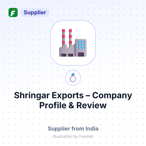 Shringar Exports – summary card, no photo uploaded yet
