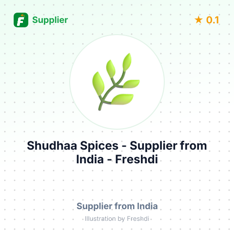 Shudhaa Spices  – summary card, no photo uploaded yet