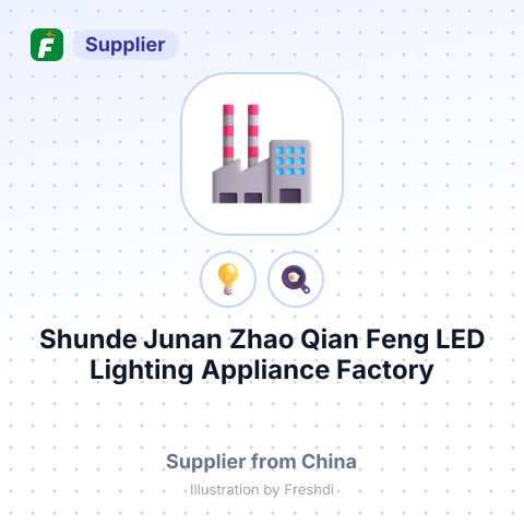 Shunde Junan Zhao Qian Feng LED Lighting Appliance Factory – summary card, no photo uploaded yet