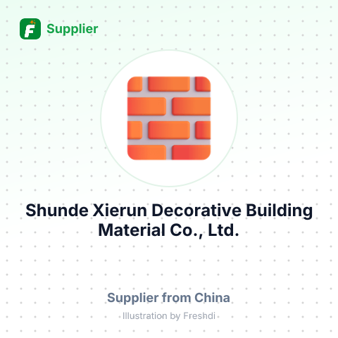 Shunde Xierun Decorative Building Material Co., Ltd. – summary card, no photo uploaded yet