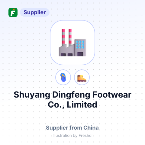 Shuyang Dingfeng Footwear Co., Limited – summary card, no photo uploaded yet