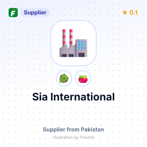 Sia International – summary card, no photo uploaded yet