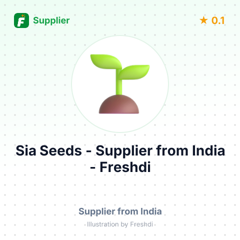Sia Seeds  – summary card, no photo uploaded yet