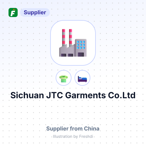 Sichuan JTC Garments Co.Ltd – summary card, no photo uploaded yet