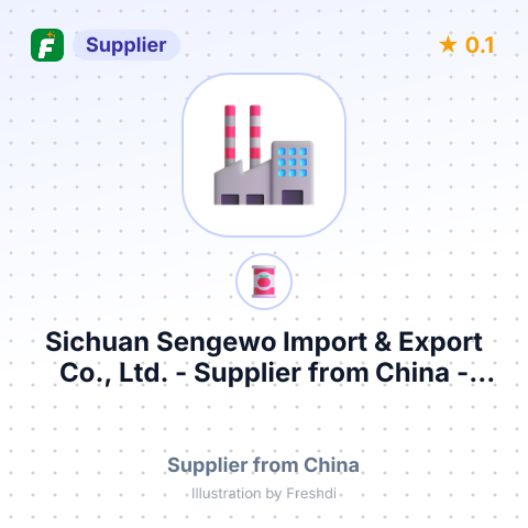 Sichuan Sengewo Import & Export Co., Ltd.  – summary card, no photo uploaded yet
