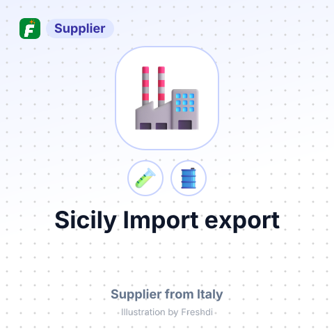 Sicily Import export – summary card, no photo uploaded yet