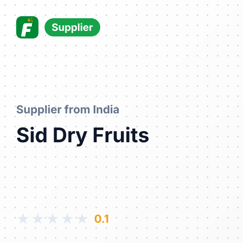 Sid Dry Fruits  – summary card, no photo uploaded yet