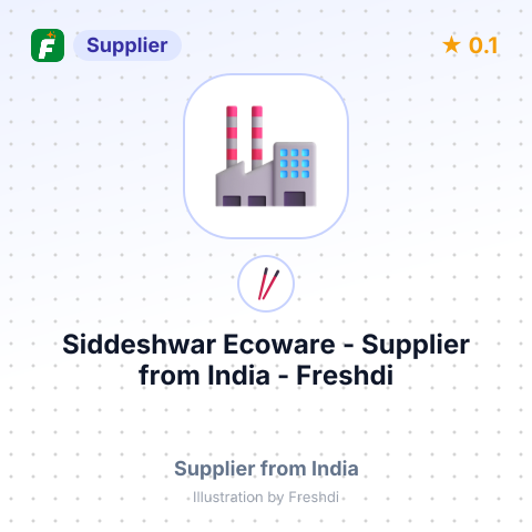 Siddeshwar Ecoware  – summary card, no photo uploaded yet