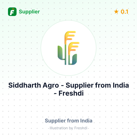 Siddharth Agro  – summary card, no photo uploaded yet