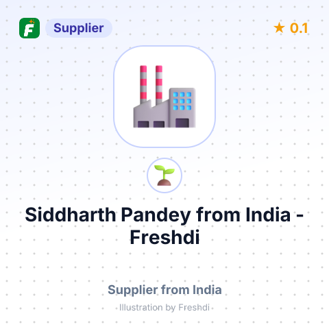 Siddharth Pandey  – summary card, no photo uploaded yet