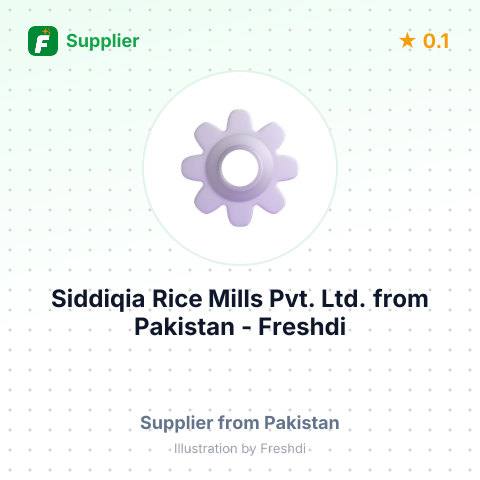 Siddiqia Rice Mills Pvt. Ltd.  – summary card, no photo uploaded yet