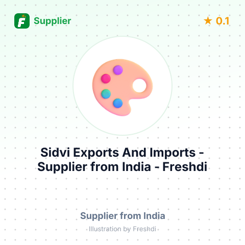 Sidvi Exports And Imports  – summary card, no photo uploaded yet