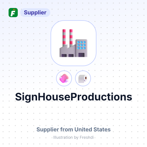 SignHouseProductions – summary card, no photo uploaded yet
