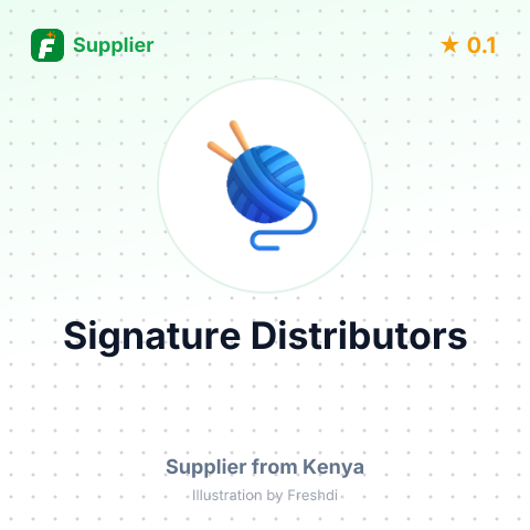 Signature Distributors  – summary card, no photo uploaded yet