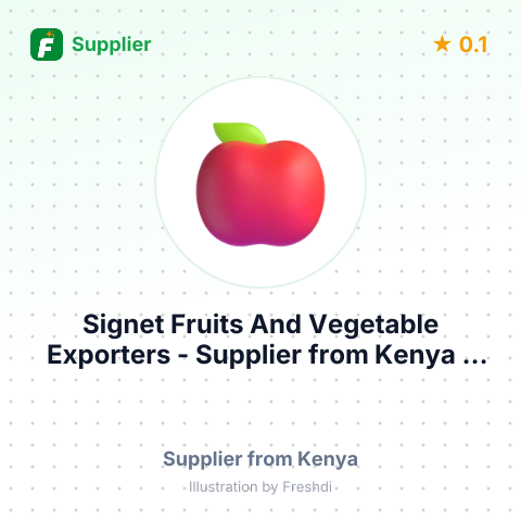 Signet Fruits And Vegetable Exporters  – summary card, no photo uploaded yet