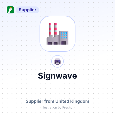 Signwave – summary card, no photo uploaded yet