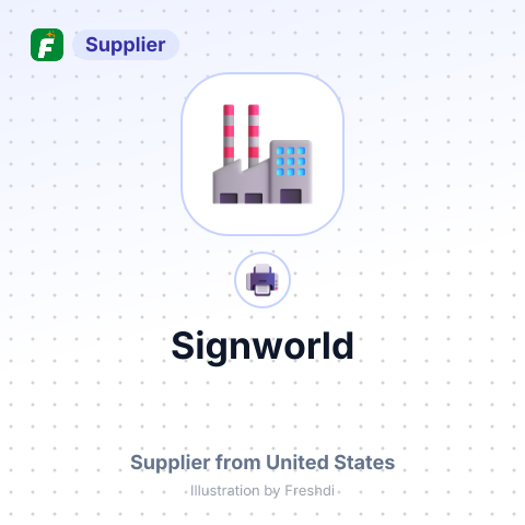 Signworld – summary card, no photo uploaded yet