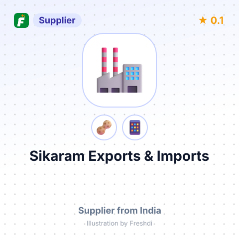 Sikaram Exports & Imports  – summary card, no photo uploaded yet