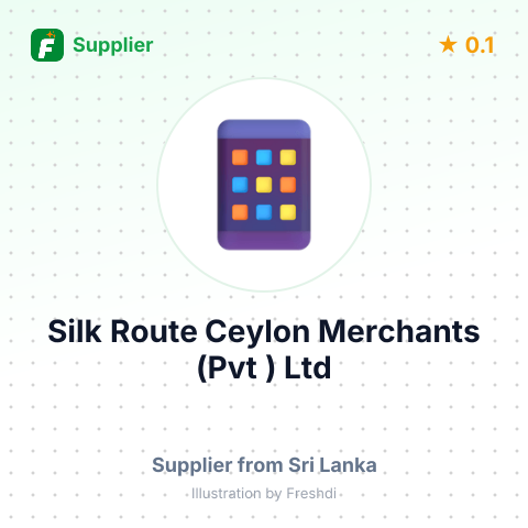 Silk Route Ceylon Merchants (Pvt  ) Ltd  – summary card, no photo uploaded yet