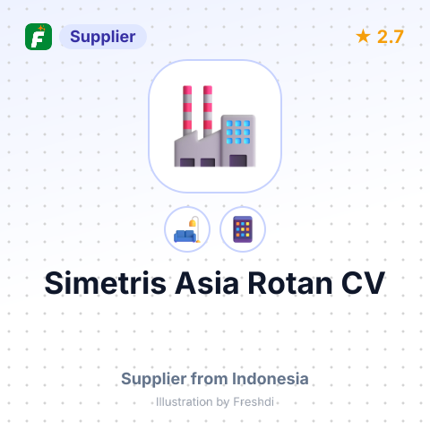 Simetris Asia Rotan CV – summary card, no photo uploaded yet