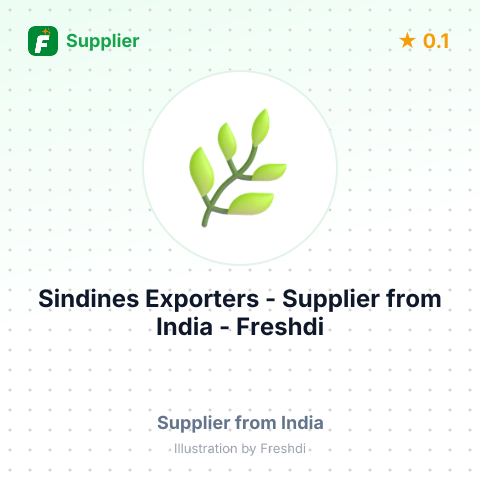 Sindines Exporters  – summary card, no photo uploaded yet